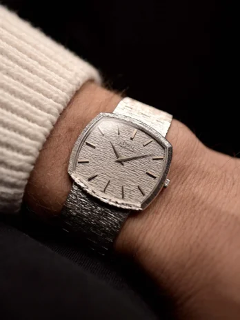 Piaget 12401 Automatic 18k TV Bark 1970s