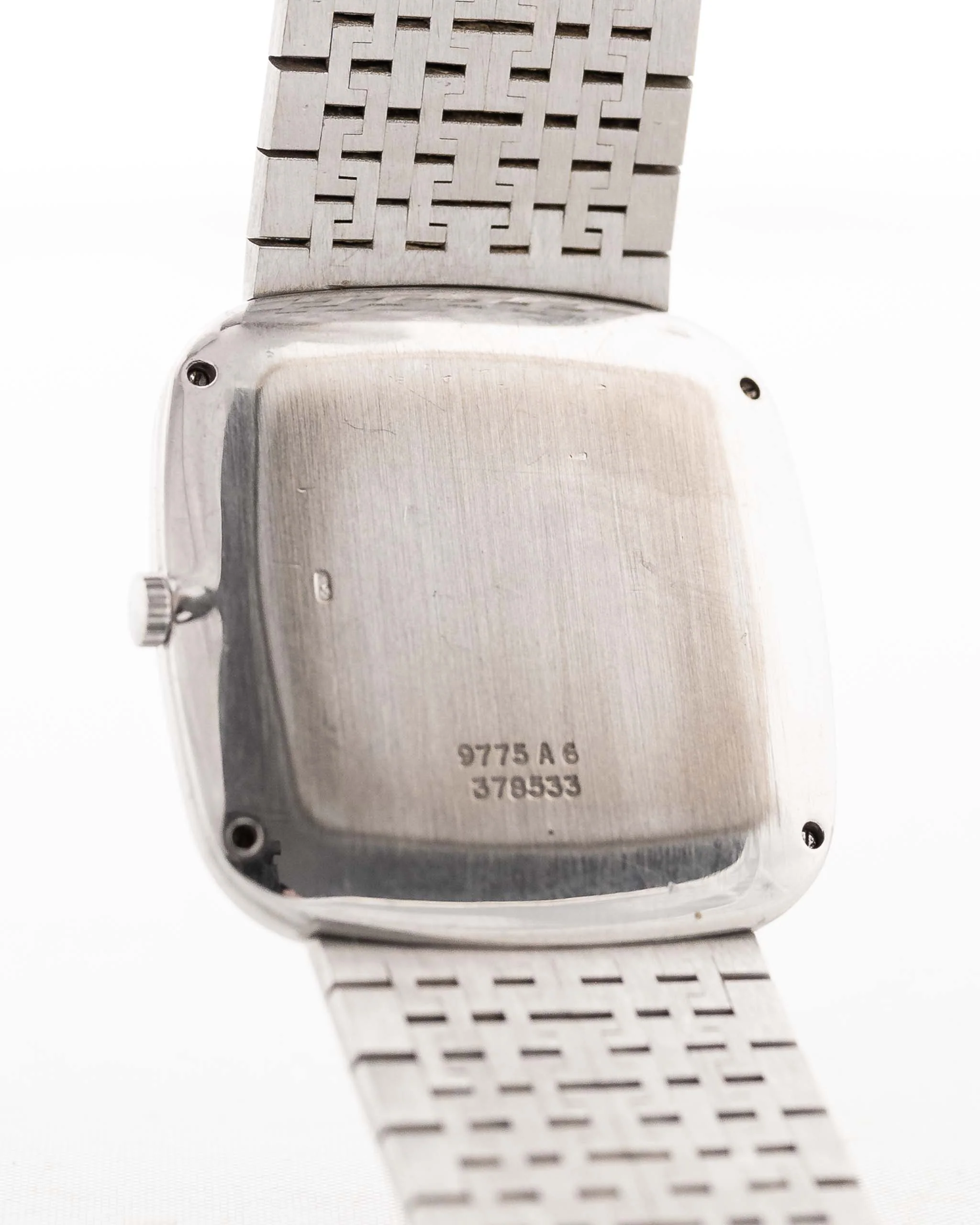 Piaget Square 9775 Lapis Onyx 18k Diamond 1970s - Image 7