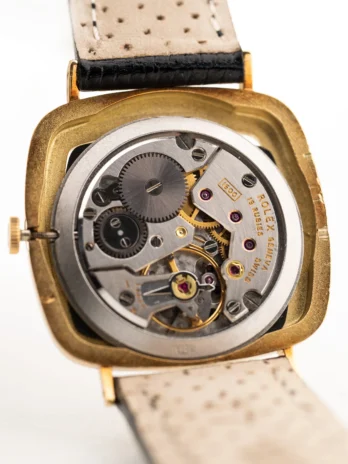 Rolex Cellini 18k Black Roman 1970