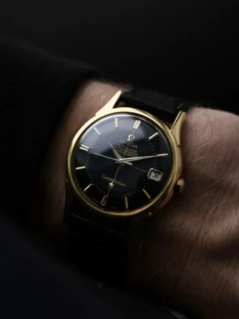 Omega Constellation 18k Black Gilt Dial 1961