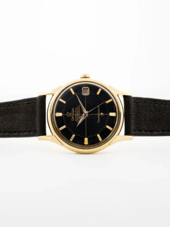 Omega Constellation 18k Black Gilt Dial 1961